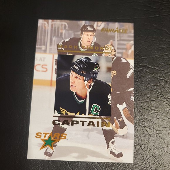 Mark Tinordi 1993-94 Pinnacle Captain CA6 NM/M Dallas Stars NHL NHLPA - Picture 1 of 2